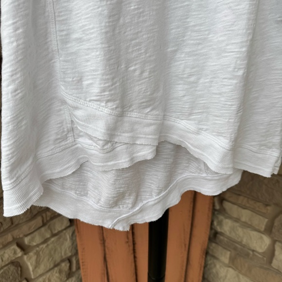 Wilt Asymmetrical Hem White Tee Shirt - Picture 3 of 5